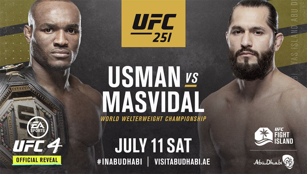 UFC 251: Усман - Масвидал дата проведения, кард, участники и результаты