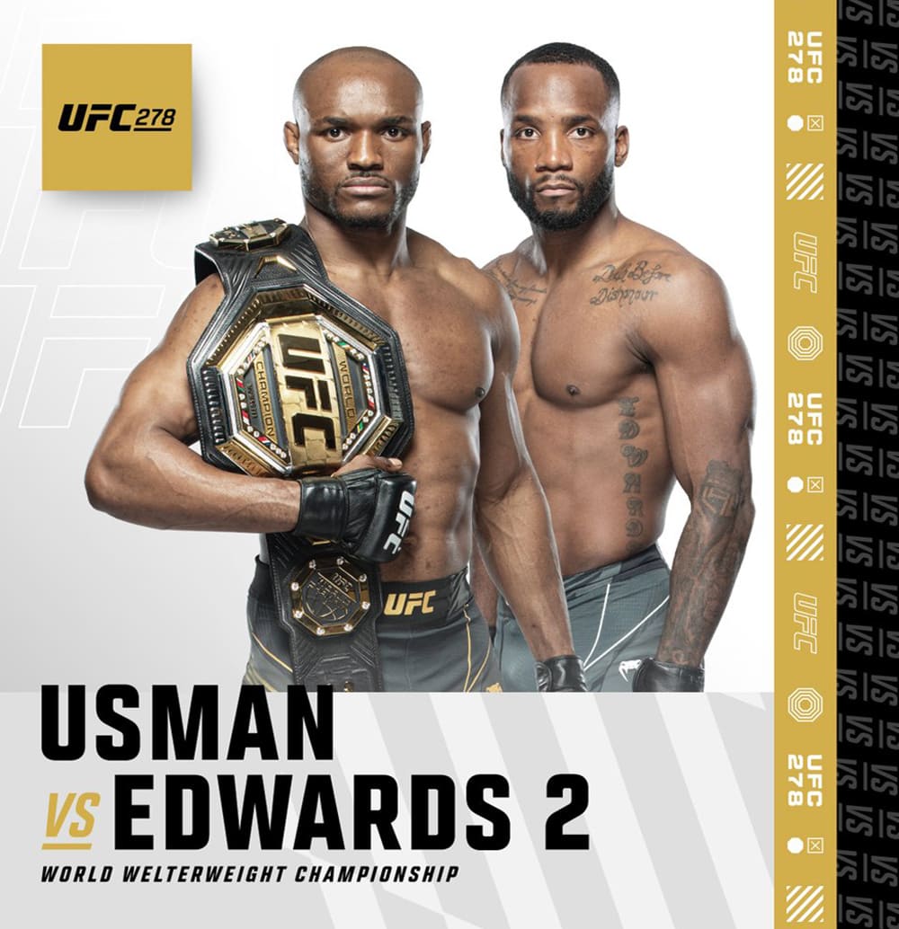 UFC 278: Усман - Эдвардс 2 дата проведения, кард, участники и результаты