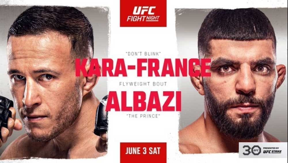 UFC on ESPN 46: Кара-Франс - Албази дата проведения, кард, участники и результаты
