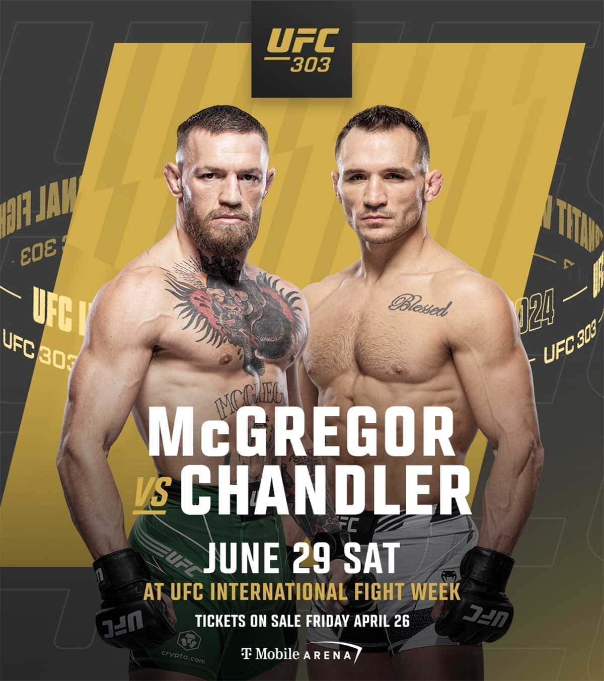 UFC 303: МакГрегор - Чендлер дата проведения, кард, участники и результаты