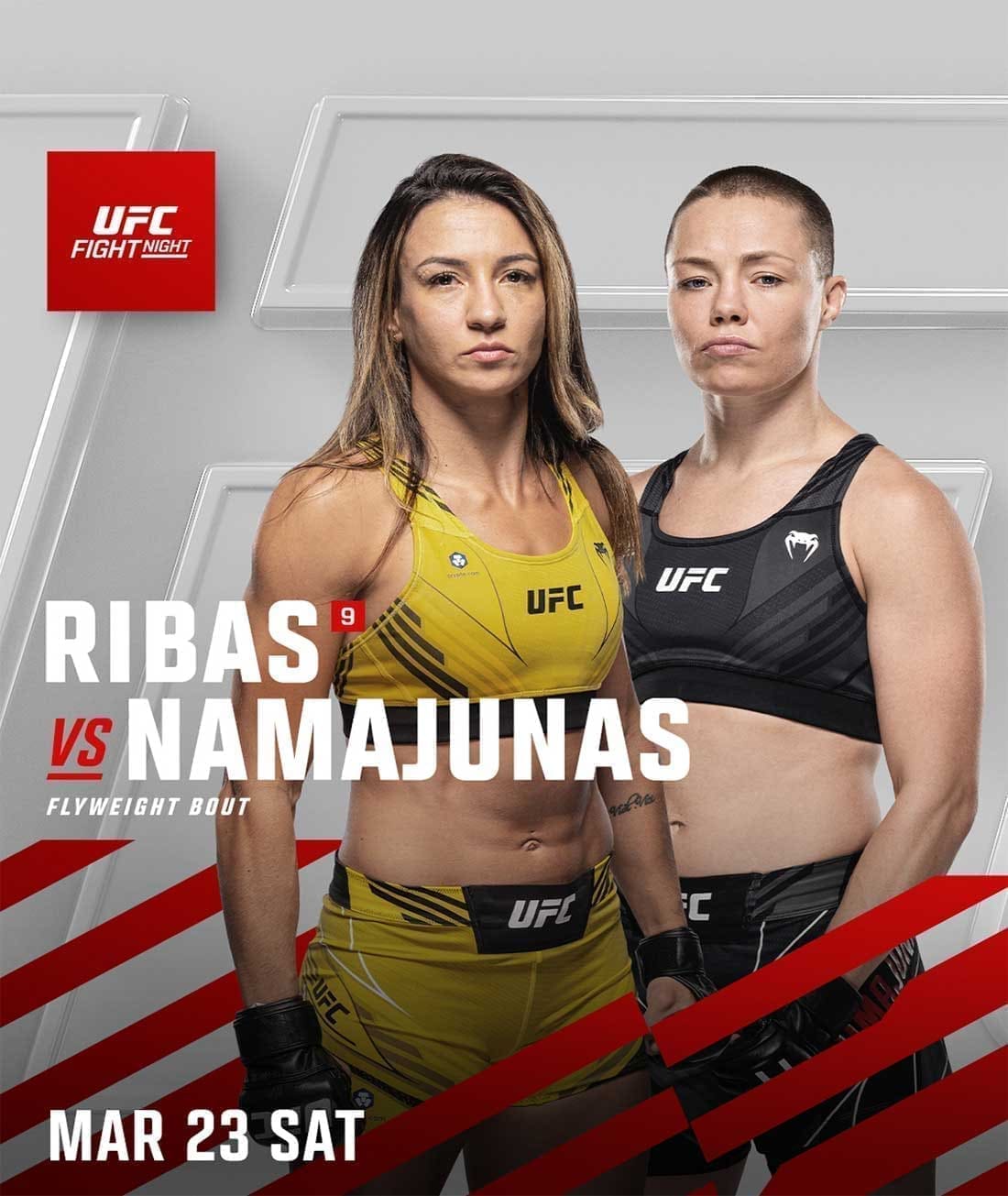 UFC on ESPN 53: Рибас - Намаюнас дата проведения, кард, участники и результаты