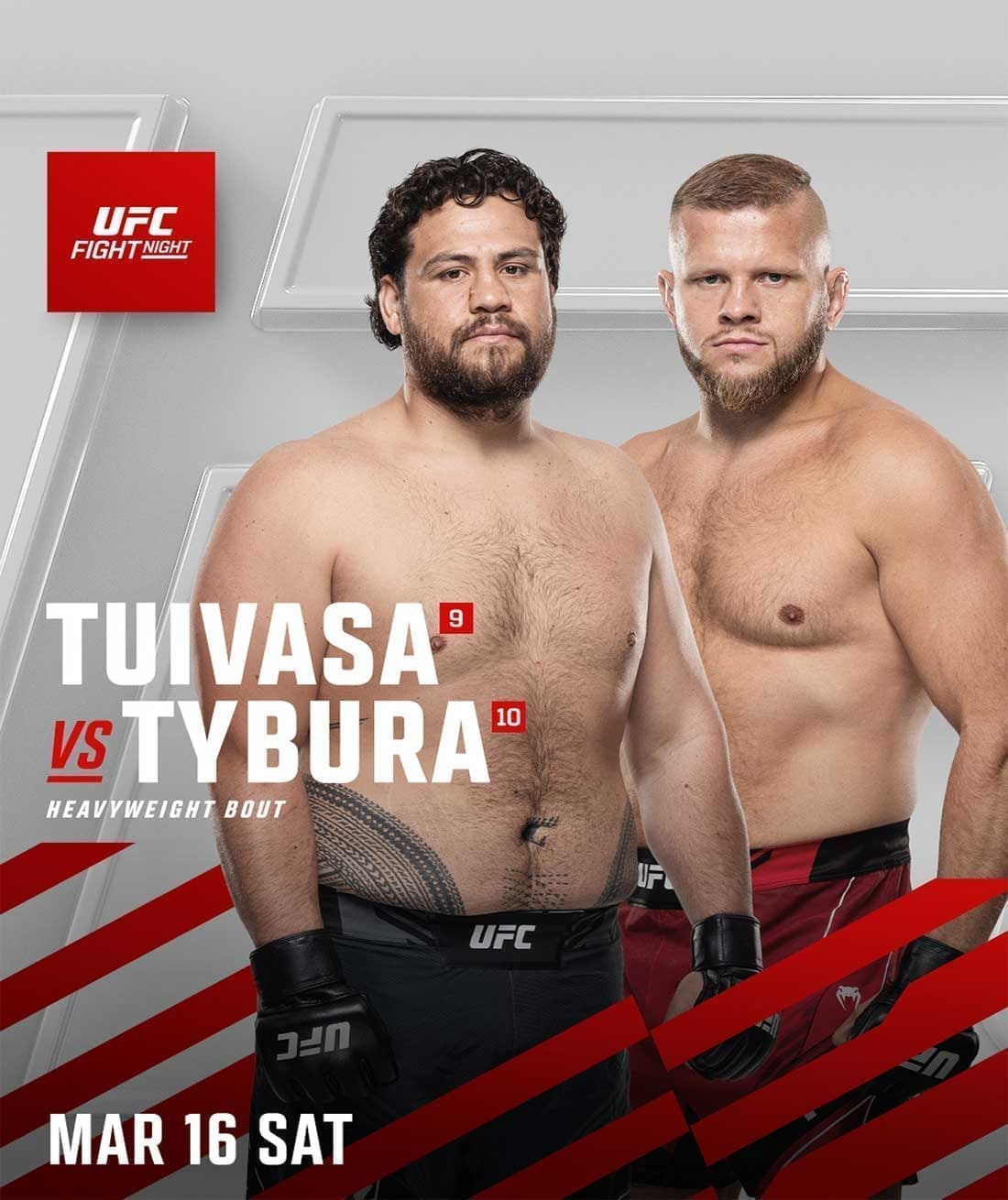 UFC Fight Night 239: Туиваса - Тыбура дата проведения, кард, участники и результаты