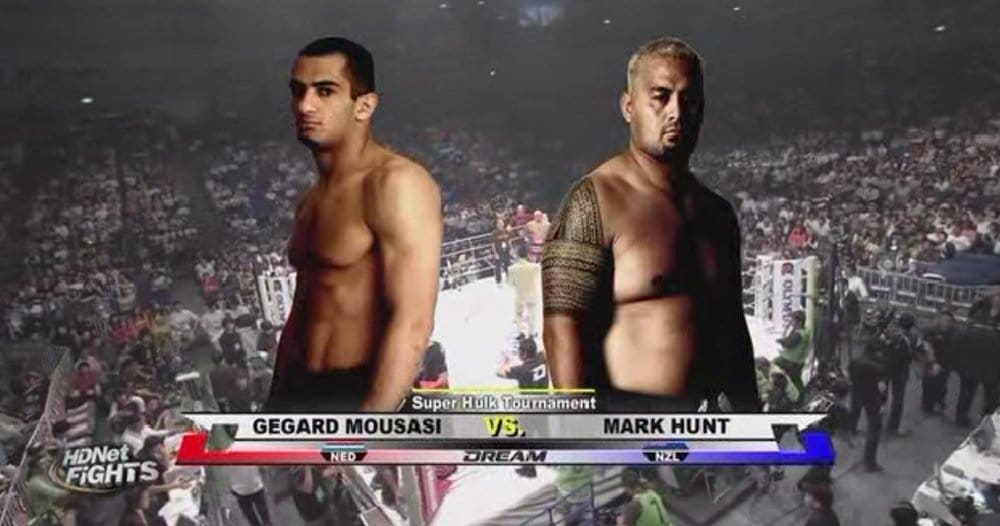 Видеоархив: Гегард Мусаси против Марка Ханта на турнире DREAM 9 в 2009 году