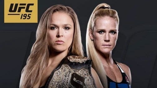Ронда Роузи против Холли Холм на UFC 195 в Лас-Вегасе