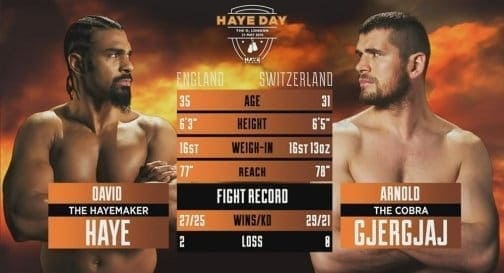 Бокс: Дэвид Хэй против Арнольда Гьерджая