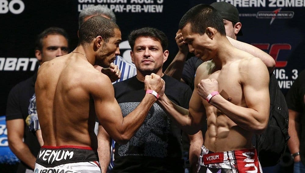 Видеоархив: Жозе Альдо против Корейского Зомби на UFC 163 в 2013 году