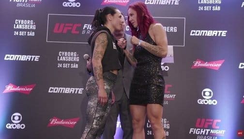 UFC Fight Night 95: лицом к лицу