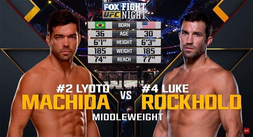 Видеоархив: Люк Рокхолд против Лиото Мачиды на UFC on FOX 15 в 2015 году