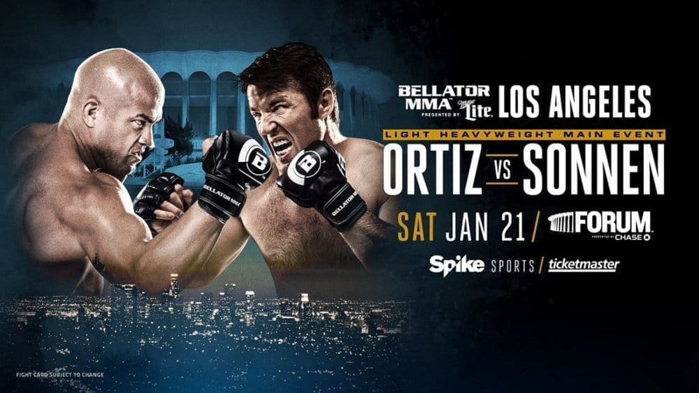 Чел Соннен против Тито Ортиза на Bellator 170 в Лос-Анджелесе