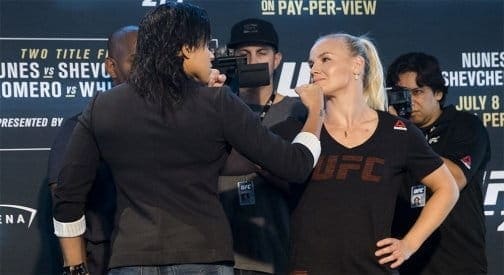 UFC 213: лицом к лицу