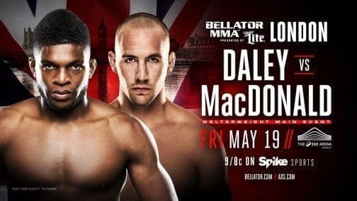 Пол Дэйли против Рори МакДональда на Bellator 179 в Лондоне