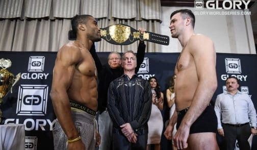 GLORY 27: процедура официального взвешивания