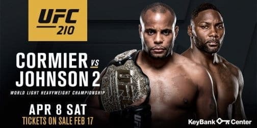 Даниэль Кормье и Энтони Джонсон возглавят турнир UFC 210 в Буффало