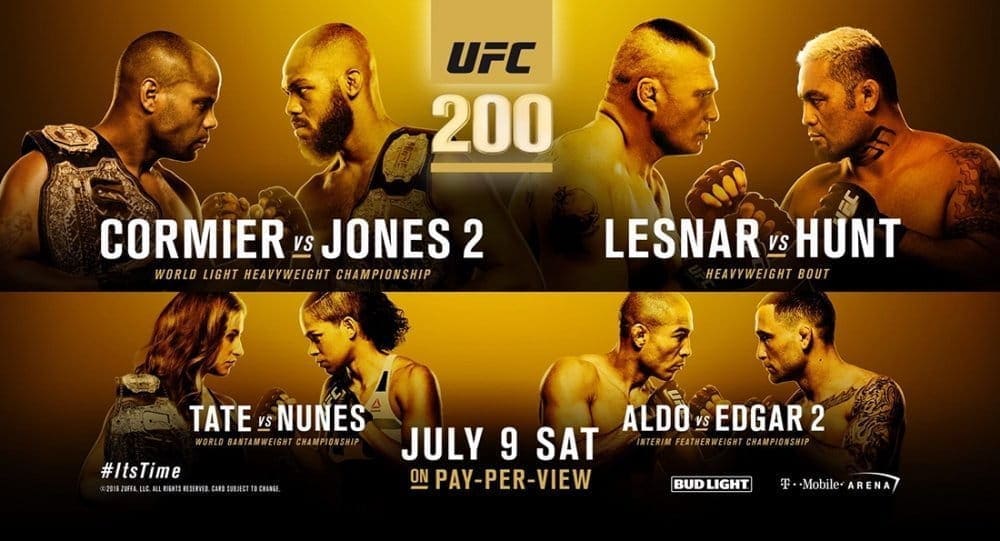 UFC 200: расширенное превью
