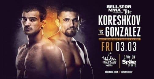 Андрей Корешков против Фернандо Гонсалеса на Bellator 174 в Оклахоме