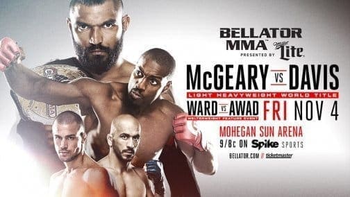 Лиэм МакГири против Фила Дэвиса на Bellator 163 в Коннектикуте