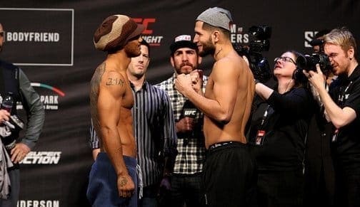 UFC Fight Night 79: процедура официального взвешивания