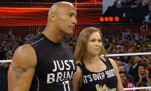 Ронда Роузи на Wrestlemania 31 (видео)