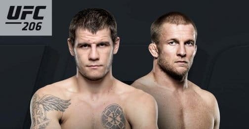 Никита Крылов против Миши Циркунова на UFC 206 в Торонто