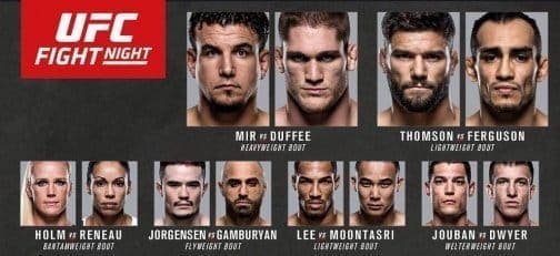 UFC Fight Night 71: видео и результаты