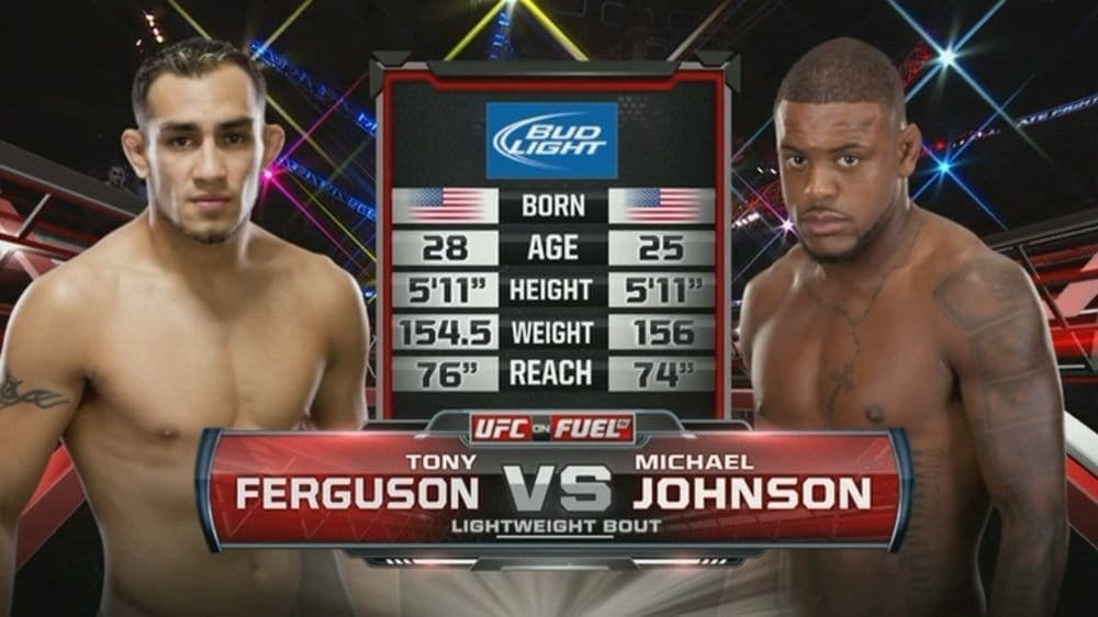 Видеоархив: Тони Фергюсон против Майкла Джонсона на UFC on FOX 3 в 2012 году
