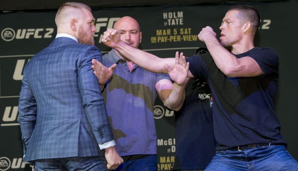 Конор МакГрегор против Нейта Диаса на UFC 202 в Лас-Вегасе