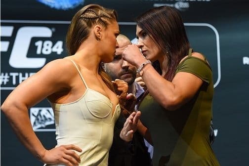 UFC 184: лицом к лицу (фото и видео)