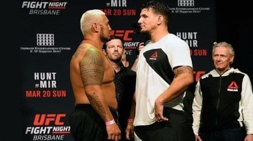 UFC Fight Night 85: процедура официального взвешивания