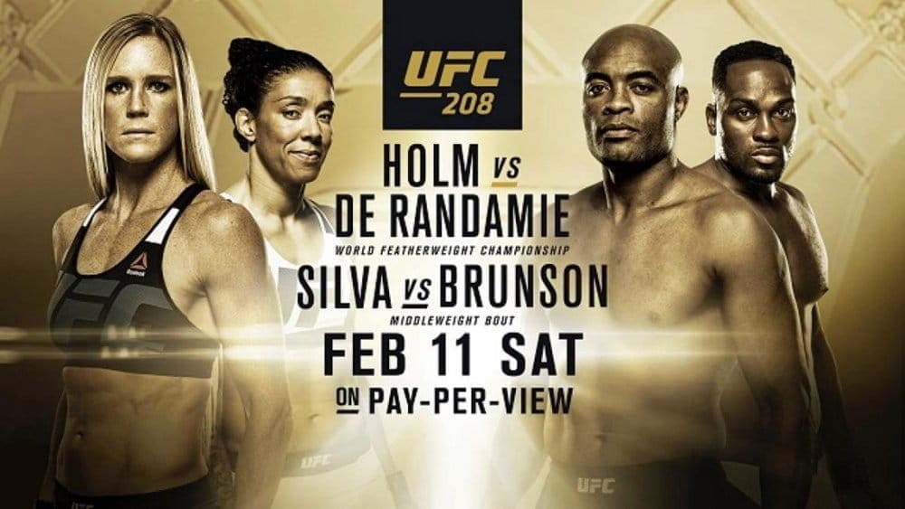 UFC 208: прямая онлайн трансляция
