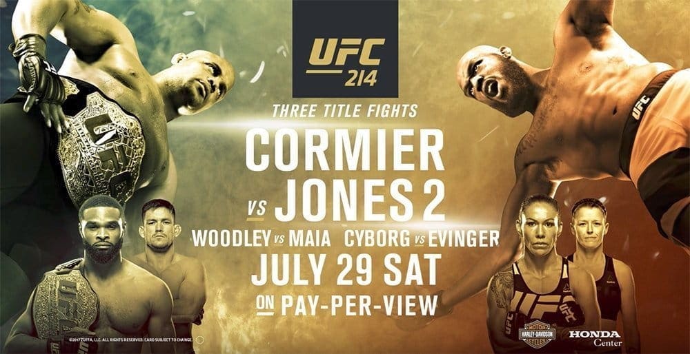 UFC 214: видео и результаты
