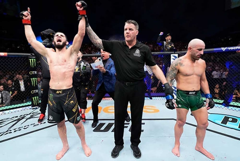 Тяжеловес UFC резко ответил фанатам на критику решения в бою Махачева и Волкановски