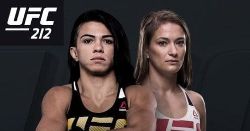 Клаудия Гаделья против Каролины Ковалькевич на UFC 212 в Бразилии
