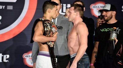 Bellator 166: процедура официального взвешивания