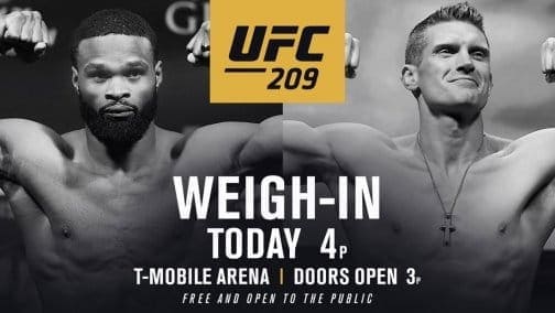 UFC 209: результаты официального взвешивания