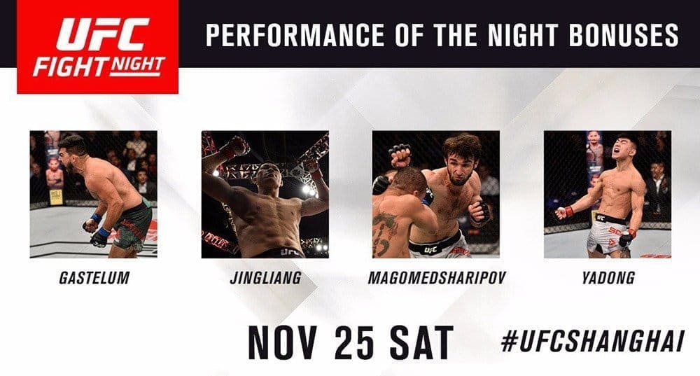 Бонусы турнира UFC Fight Night 122