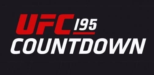 UFC 195: обратный отсчет