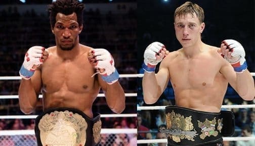 Артем Дамковский против Мансура Барнауи на M-1 Challenge 64
