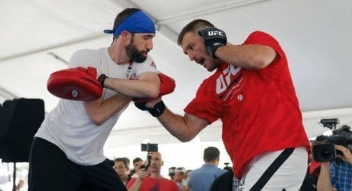 UFC 203: открытая тренировка