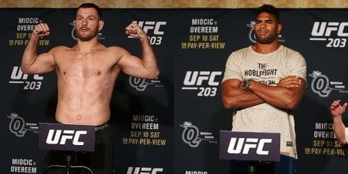 UFC 203: результаты официального взвешивания