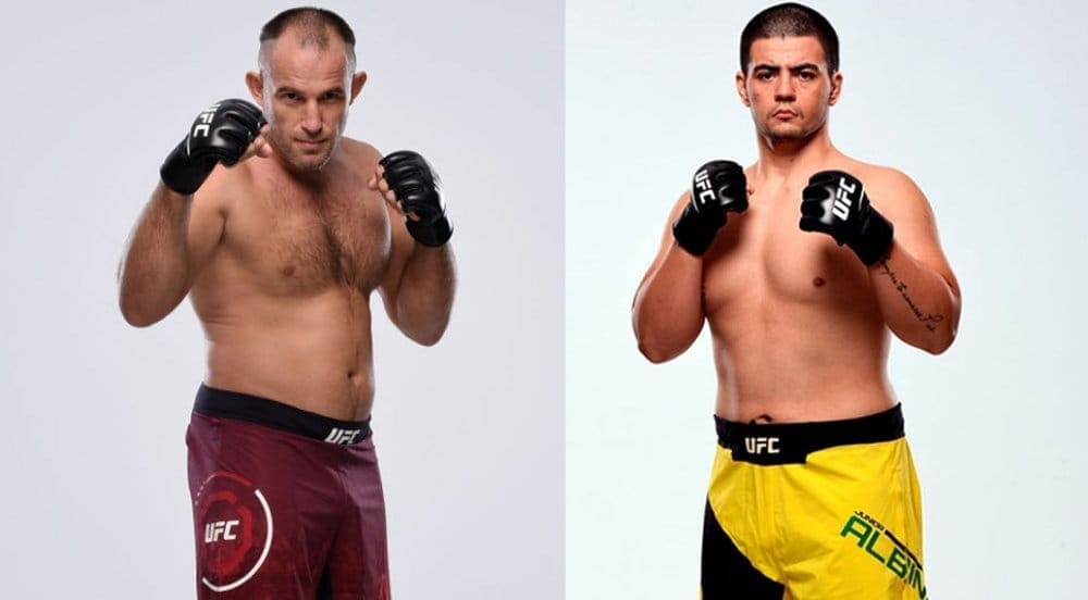 Алексей Олейник против Джуниора Албини на UFC 224 в Рио-де-Жанейро