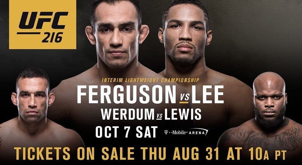 Поединок Тони Фергюсона и Кевина Ли объявлен главным событием турнира UFC 216