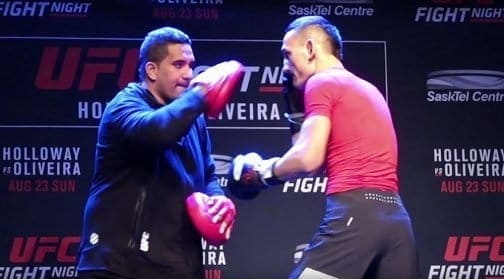 UFC Fight Night 74: открытая тренировка