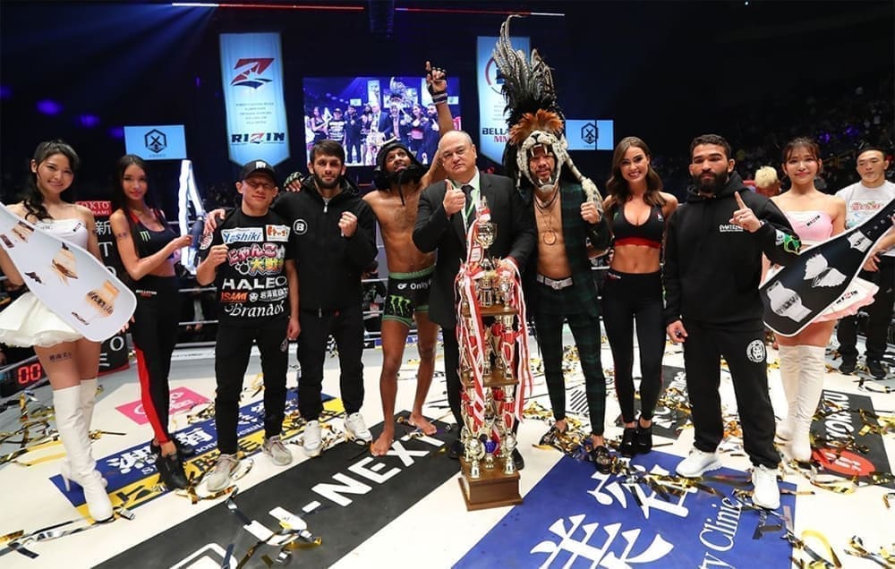 Бойцы Bellator MMA победили бойцов Rizin FF в новогоднем шоу