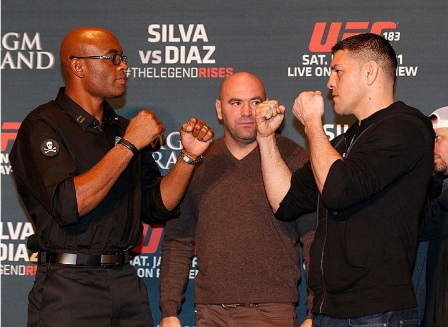 UFC 183: лицом к лицу (фото и видео)