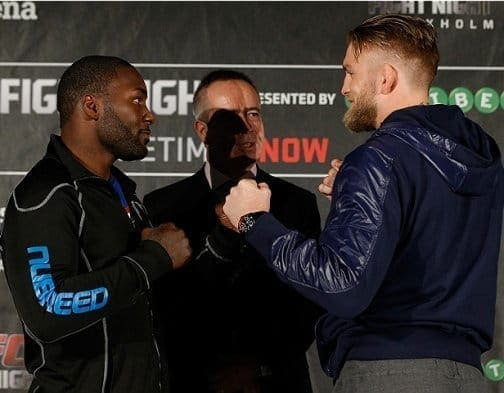 Александр Густафссон и Энтони Джонсон