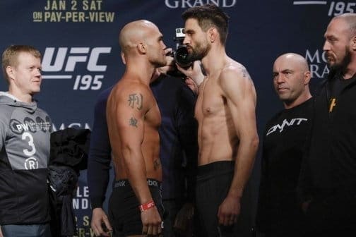 UFC 195: процедура официального взвешивания