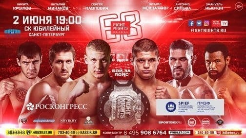 Fight Nights Global 68: видео и результаты