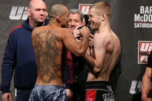 UFC on FUEL TV 7: Барао против МакДональда (UFC on FUEL TV 7 weigh-in)