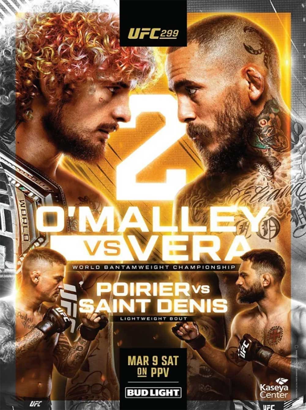 UFC 299: О'Мэлли - Вера 2 дата проведения, кард, участники и результаты