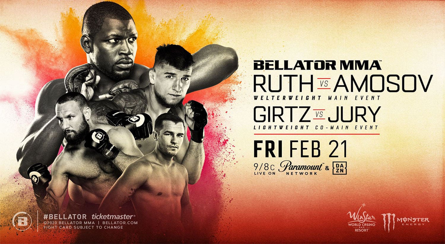 Bellator 239: Рут - Амосов дата проведения, кард, участники и результаты